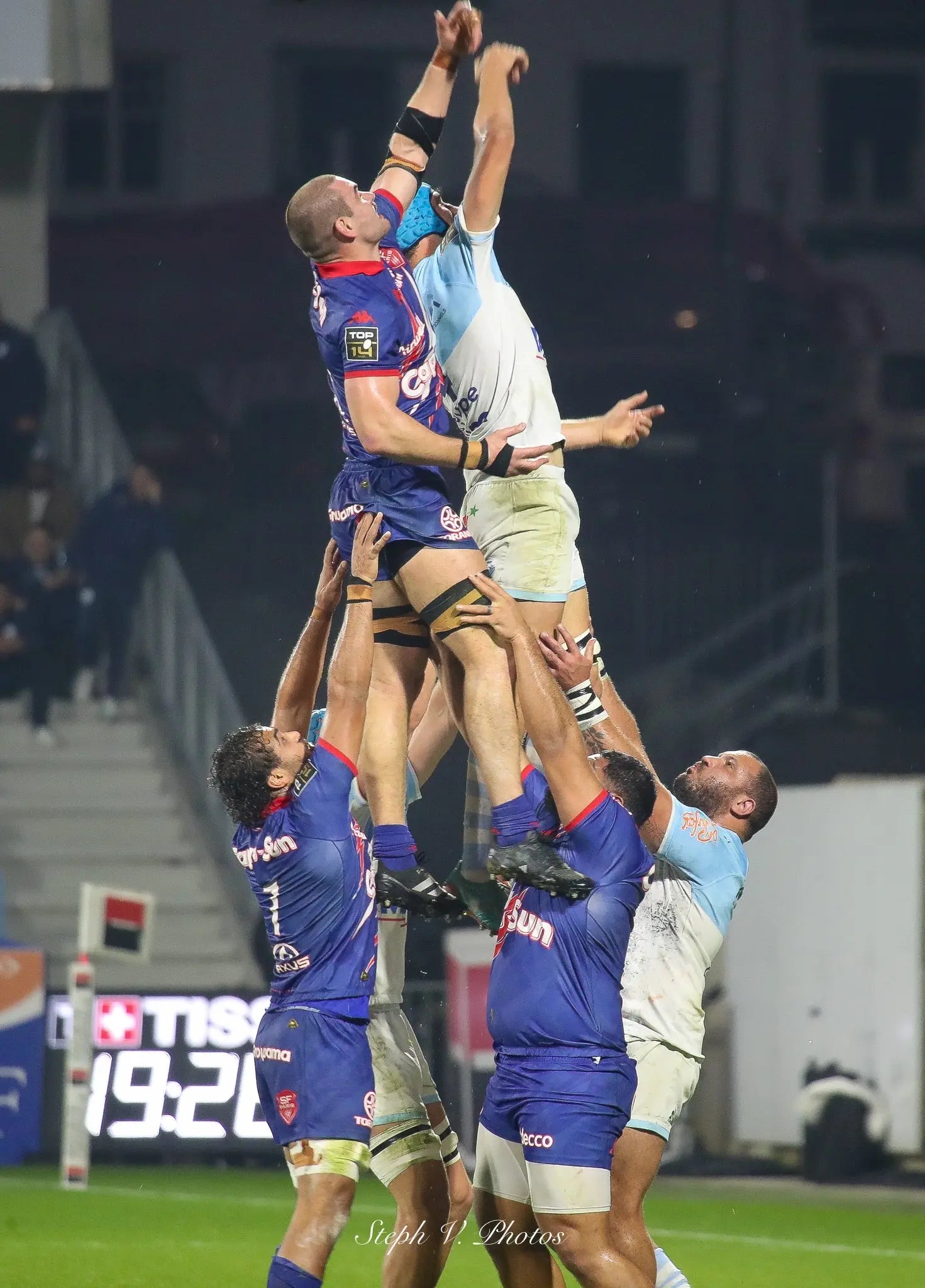 Modèles BANANE Support lift Touche - TechRugby64