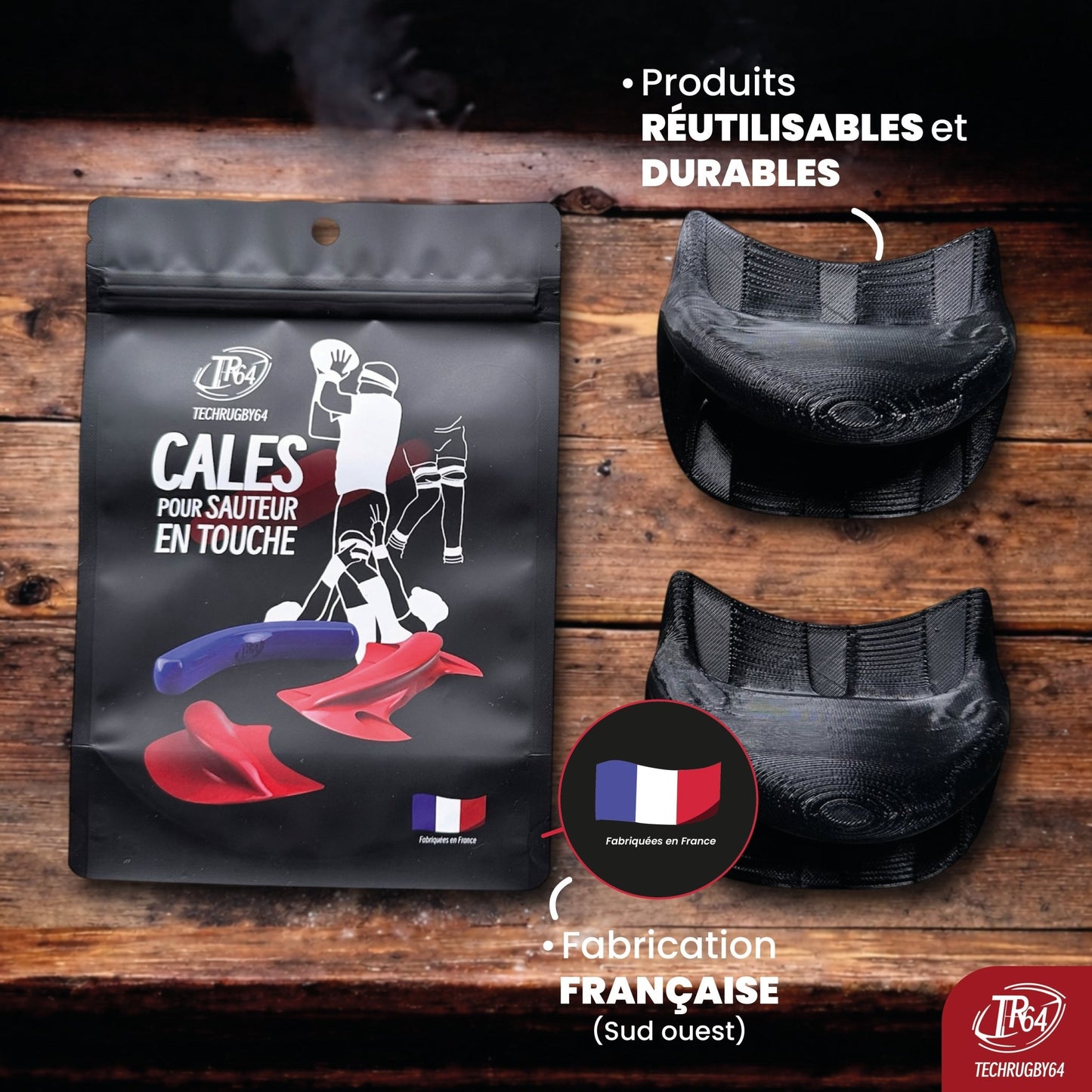 Modèles FLEX Support touche rugby Techrugby64 - TechRugby64
