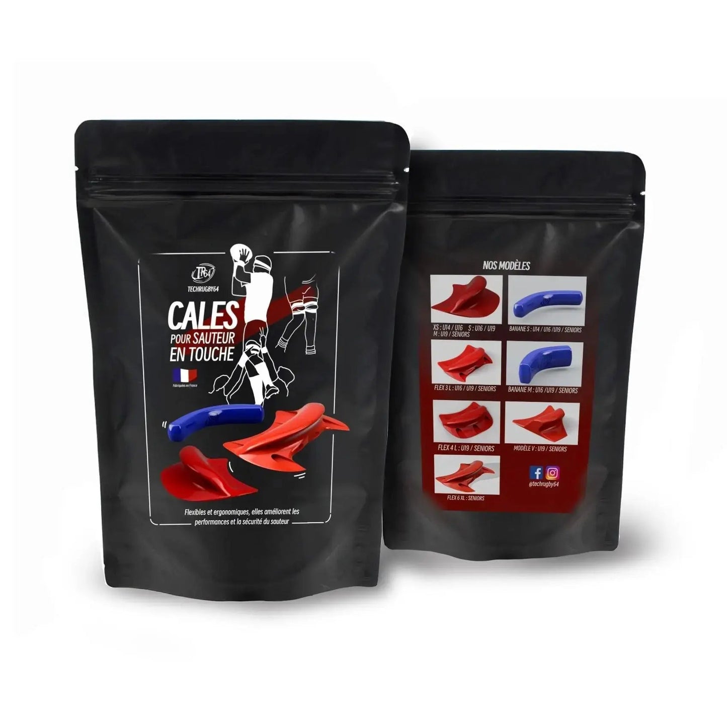 Modèles FLEX Support touche rugby Techrugby64 - TechRugby64