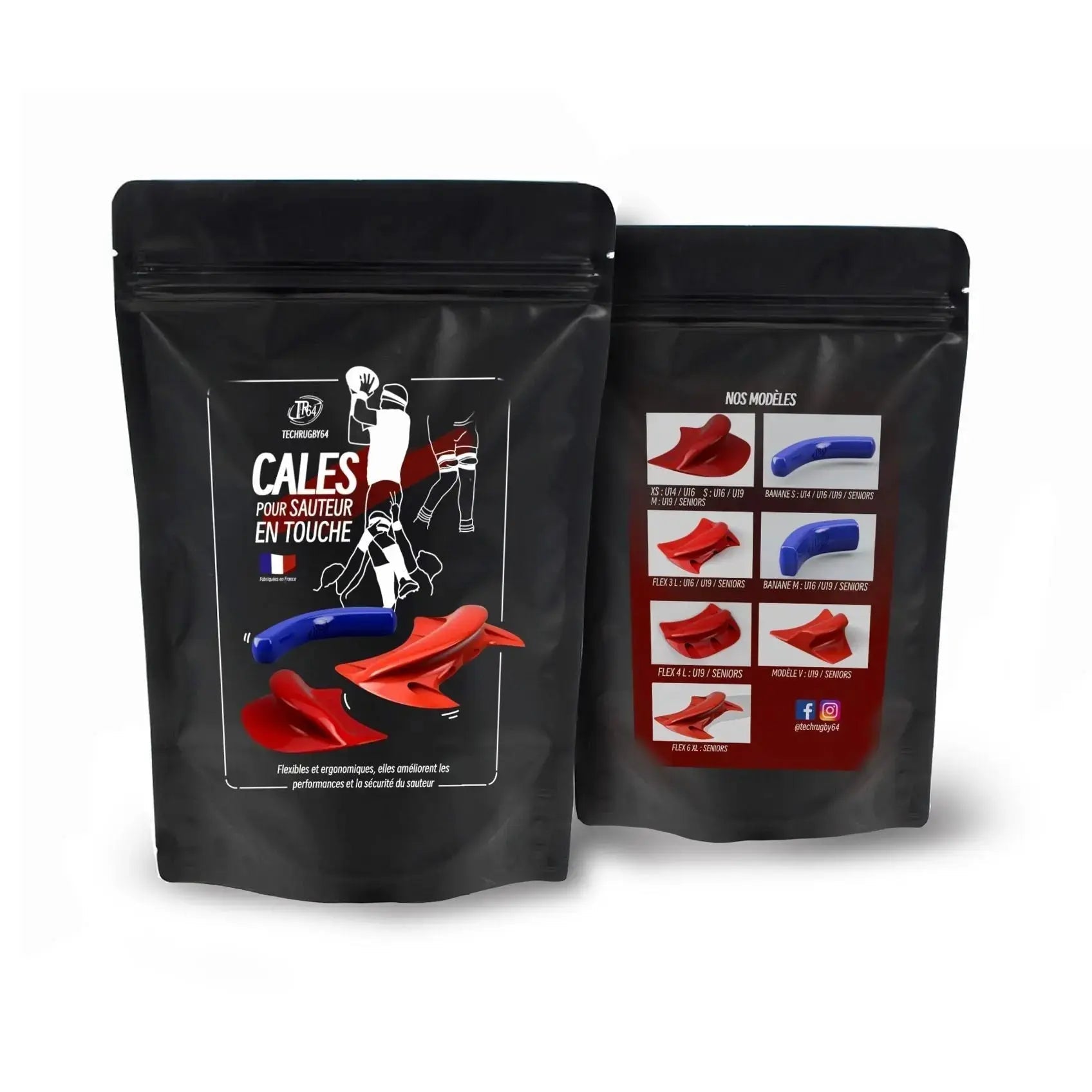 Modèles FLEX Support touche rugby Techrugby64 - TechRugby64