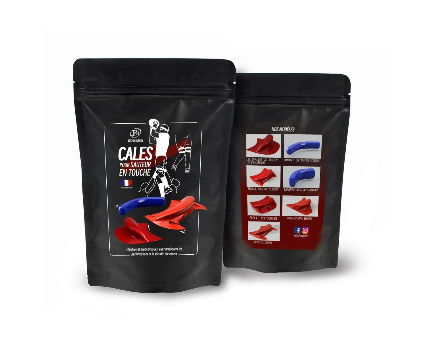 Modèles standard support de touche Techrugby64 - TechRugby64