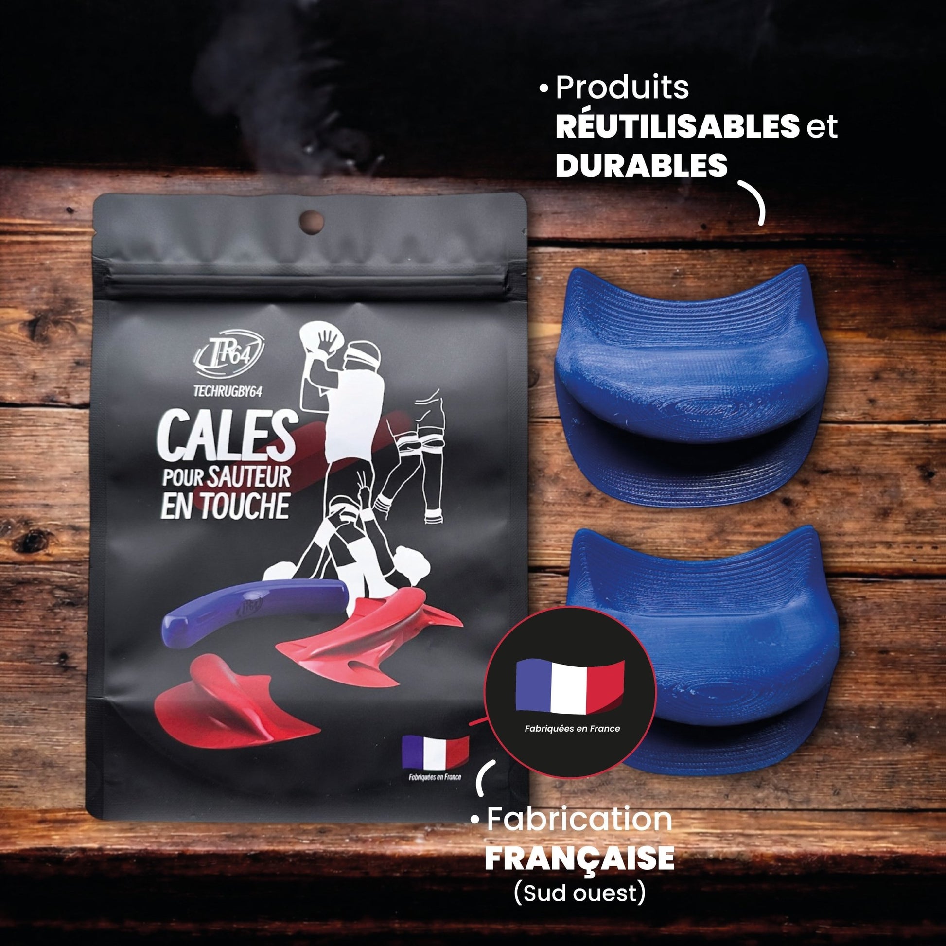 Modèles standard support de touche Techrugby64 - TechRugby64